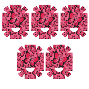 Kleeps Nano pumbale punased liblikad