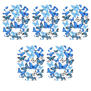 Kleeps Nano pumbale sinised liblikad