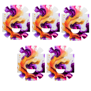 Abstraktse mustriga kleeps Nano pumbale